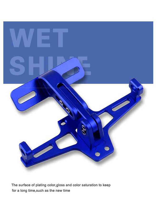 Generic Universal CNC Motorcycle Adjustable Angle License Plate Holder Bracket  - Image 2