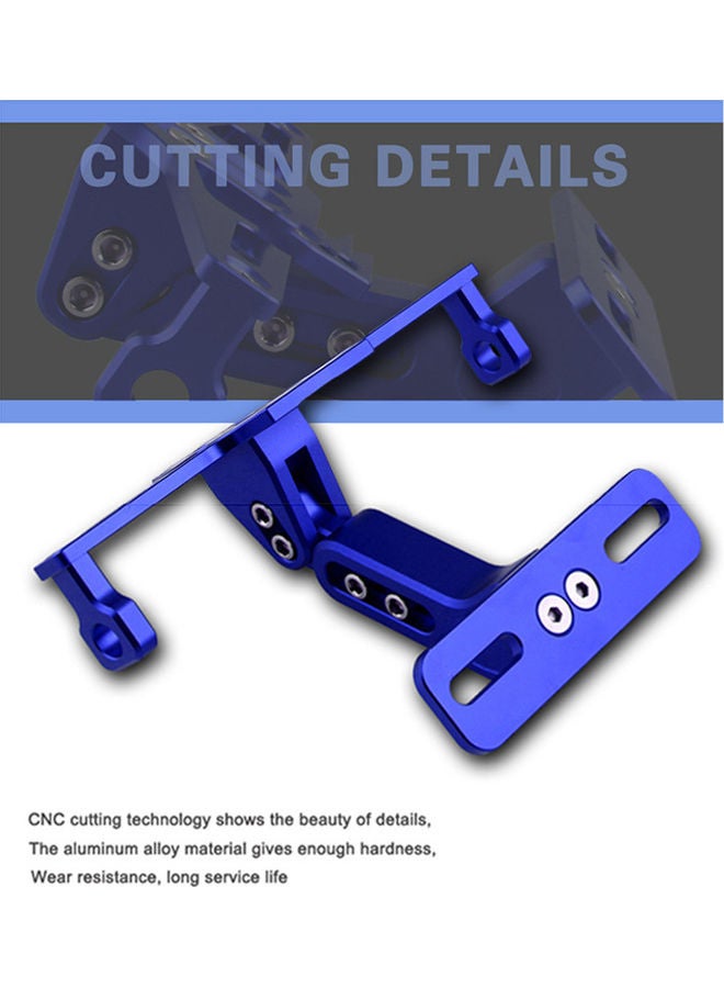 Generic Universal CNC Motorcycle Adjustable Angle License Plate Holder Bracket  - Image 3