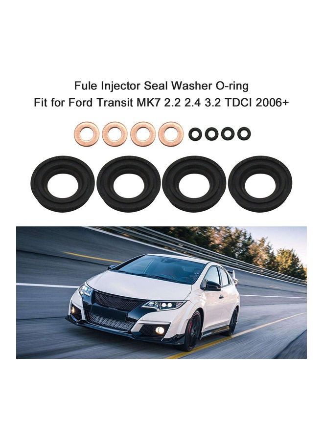 Generic - 12-Piece Fule Injector Seal Washer Kit For Ford Transit MK7 - Image 1