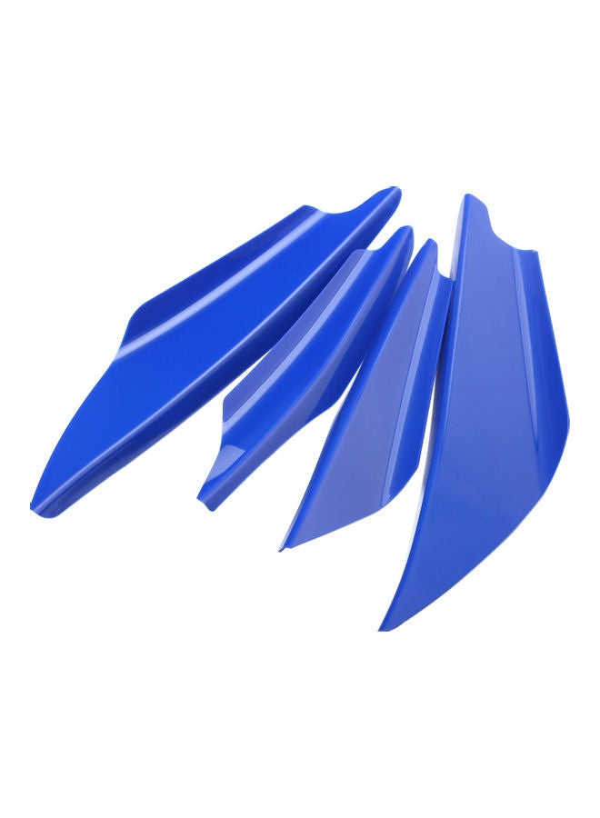 Generic 4-Piece Universal Car Front Bumper Spoiler Kit  - Image 1