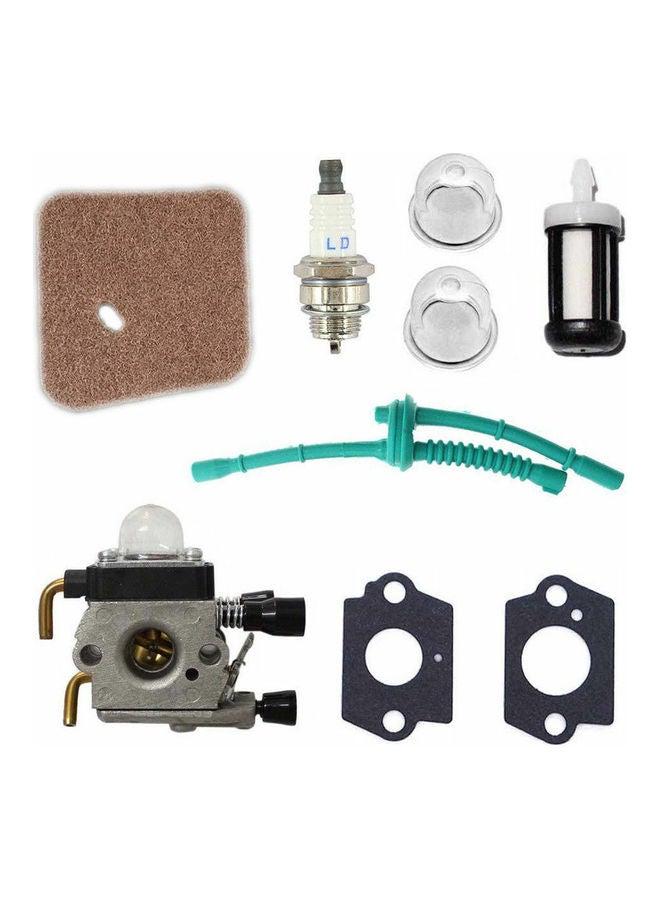 Generic Carburetor With Air Filter Fuel Line Gasket Spark Plug Kit  - Image 2
