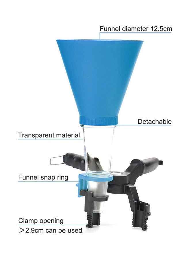Generic Car Engine Oil Funnel Kit Universal  Oil Charging System Device Style1  - Image 3