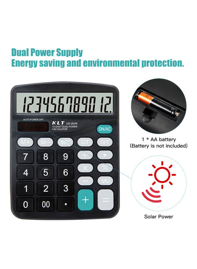 Generic Electronic Calculator for Accounting Tool Black  - Image 4