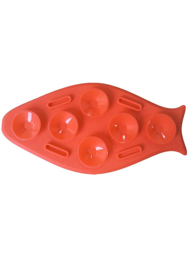 Pet Fixing Sucker Bowl Lick Pad Red - Image 2