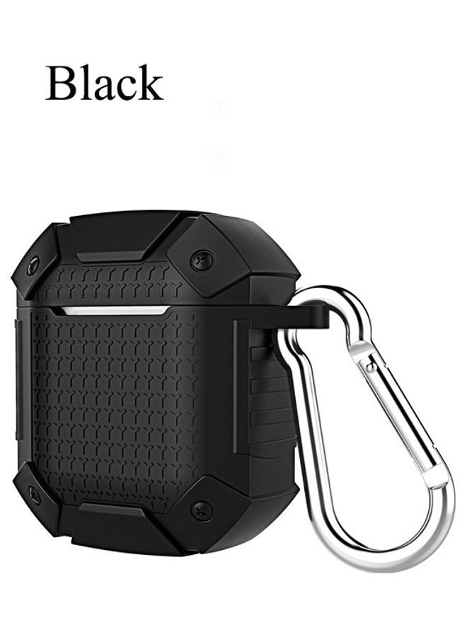 Shockproof Earphone Case for Apple AirPods Black  - Image 1