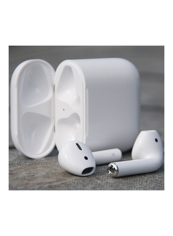 Bluetooth 5.0 Wireless Smart Touch Control Earbuds White  - Image 2
