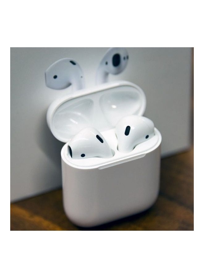 Bluetooth 5.0 Wireless Smart Touch Control Earbuds White  - Image 3