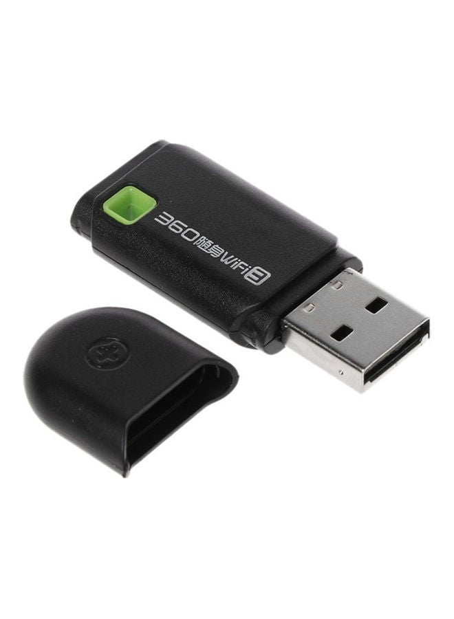 Generic Portable Mini USB WIFI Adapter Black  - Image 2