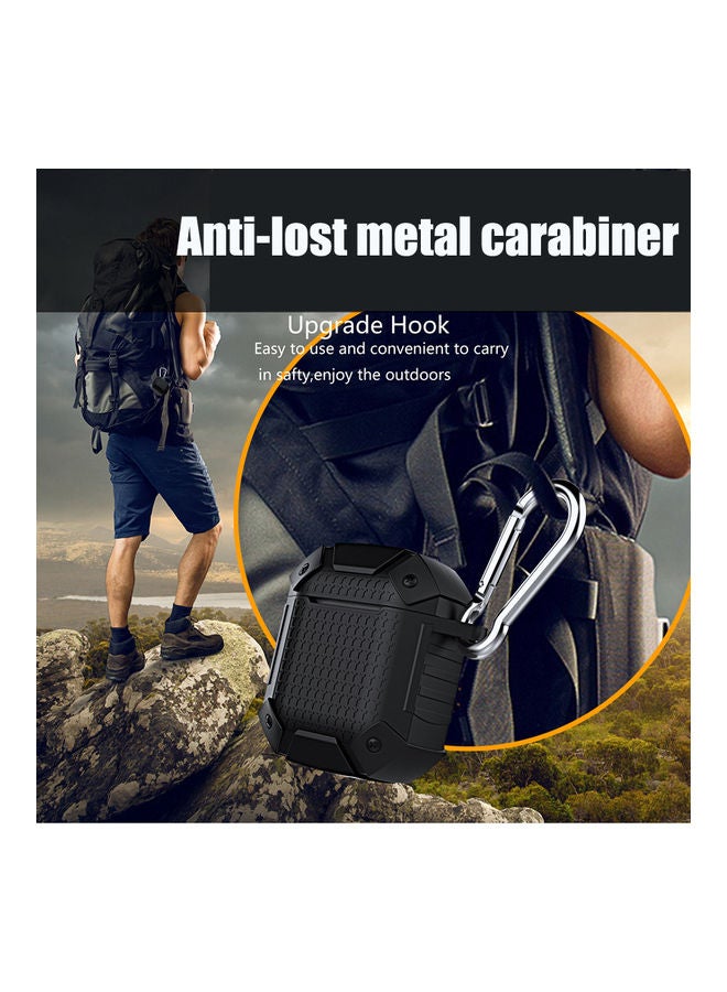 Shockproof Earphone Case for Apple AirPods Grey  - Image 2