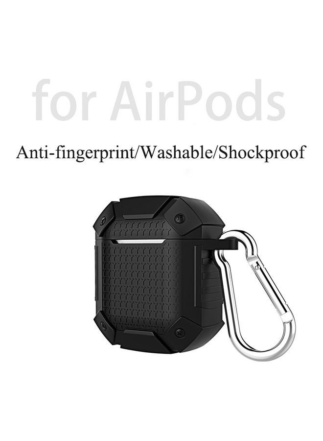Shockproof Earphone Case for Apple AirPods Grey  - Image 3