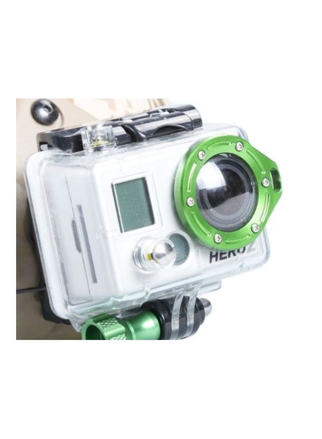 Aluminum Lens Lanyard Ring Mount for Gopro Hero2 Green  - Image 2