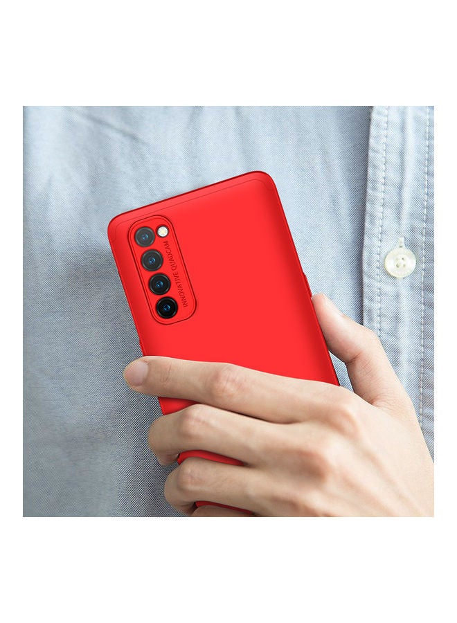 Mobile Phone Cover for OPPO Reno 4 and 4-Pro Red - Image 3