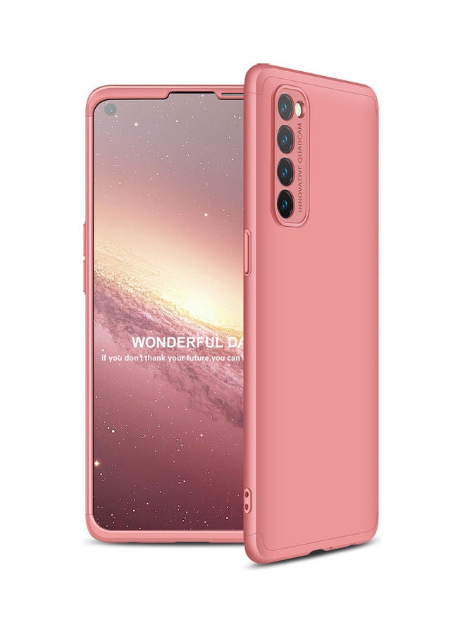 Protective Case Cover 360 Degree for Reno 4 Rose Gold - Image 1
