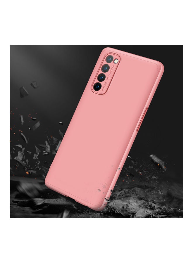 Protective Case Cover 360 Degree for Reno 4 Rose Gold - Image 2