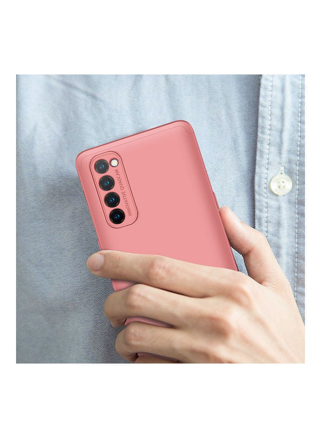 Protective Case Cover 360 Degree for Reno 4 Rose Gold - Image 3