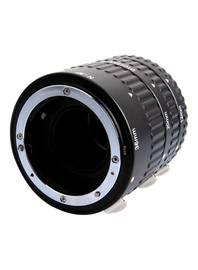 Auto Focus Macro Extension Tube Set for Nikon Camera Black - Image 5