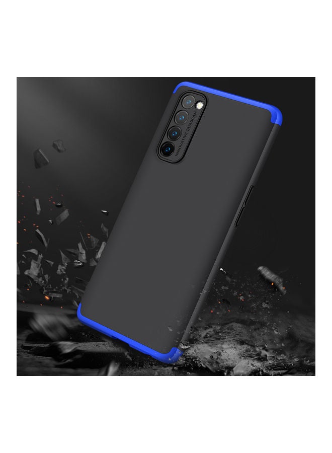 Mobile Phone Cover for OPPO Reno 4 and 4-Pro Black/Blue - Image 2