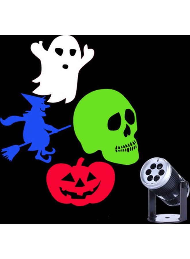 Creative LED Projection Stage Light with 6 Film Cards Black 20 x 20 x 20cm - Image 3
