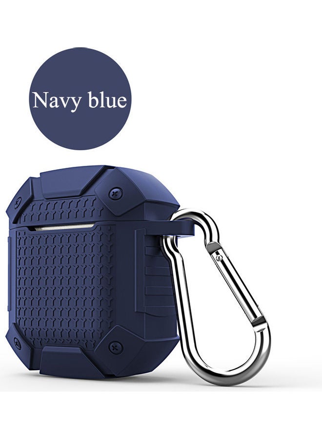 Shockproof Earphone Case for Apple AirPods Navy Blue  - Image 1