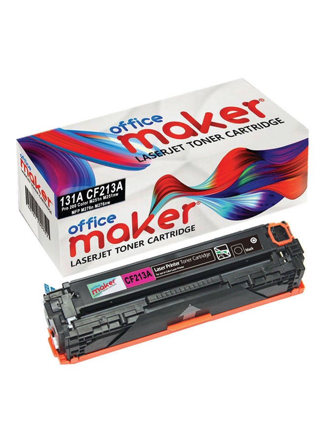 Office Maker 131A CF213A Laserjet Toner Cartridge for HP Printer Magenta - Image 1