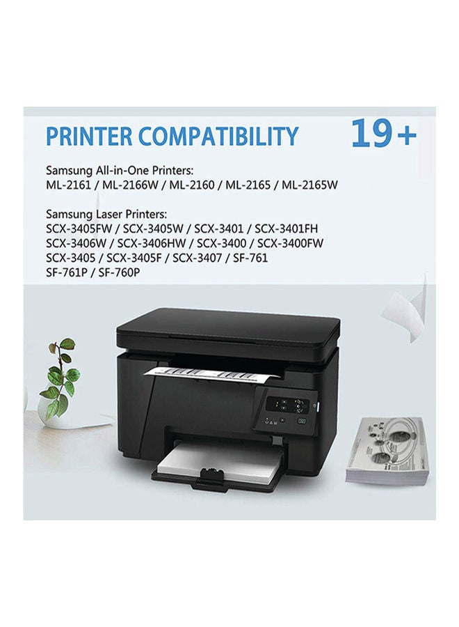 أوفيس ميكر خرطوشة حبر متوافقة طراز MLT-D101S لطابعة سامسونج ML-2165W SCX-3405W SCX-3405FW ML-2165 SF-760P أسود  - Image 3