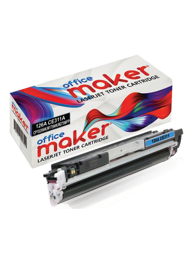 أوفيس ميكر خرطوشة حبر 126A CE311A لطابعة HP ليزرجت أزرق  - Image 1