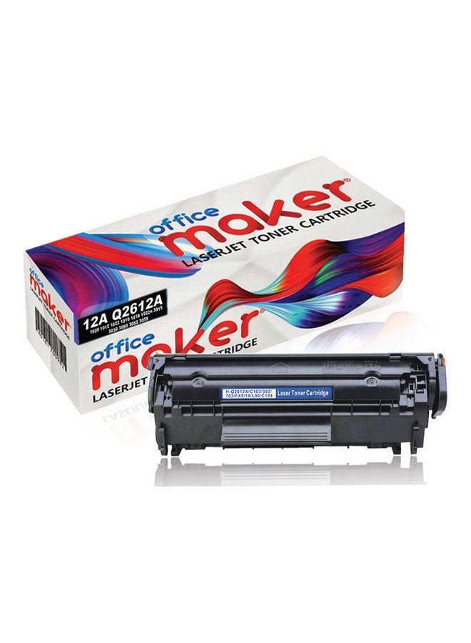 Laserjet Toner Cartridge for 12A Q2612A Printer Black