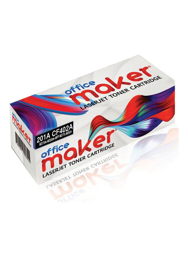 Office Maker 201A CF402A Laserjet Toner Cartridge for HP Printer Yellow  - Image 2