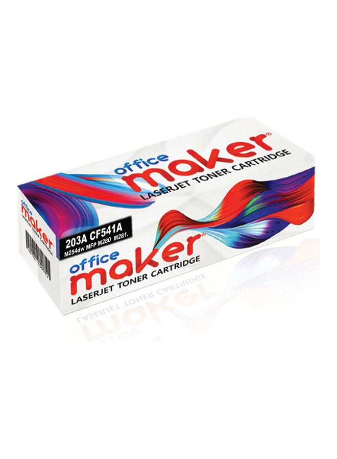 Office Maker 203A CF541A Laserjet Toner Cartridge for HP Printer Blue  - Image 2