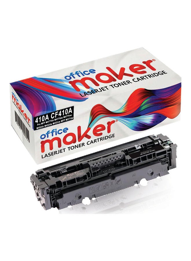 أوفيس ميكر خرطوشة حبر مناسبة لطابعة اتش بي طراز  410A CF410A أسود  - Image 1