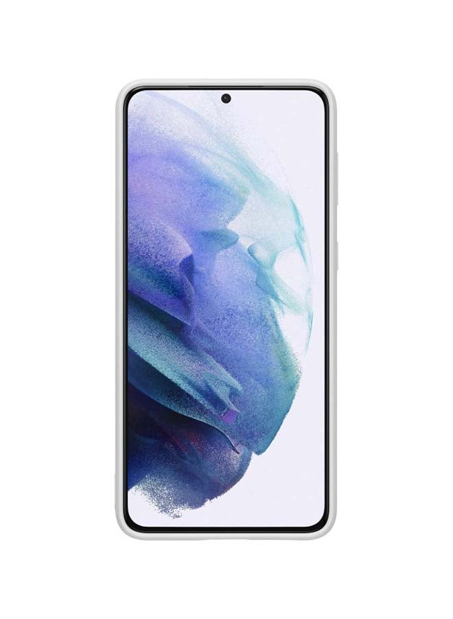 Samsung - Silicone Cover For Galaxy S21+ 5G light gray - Image 1