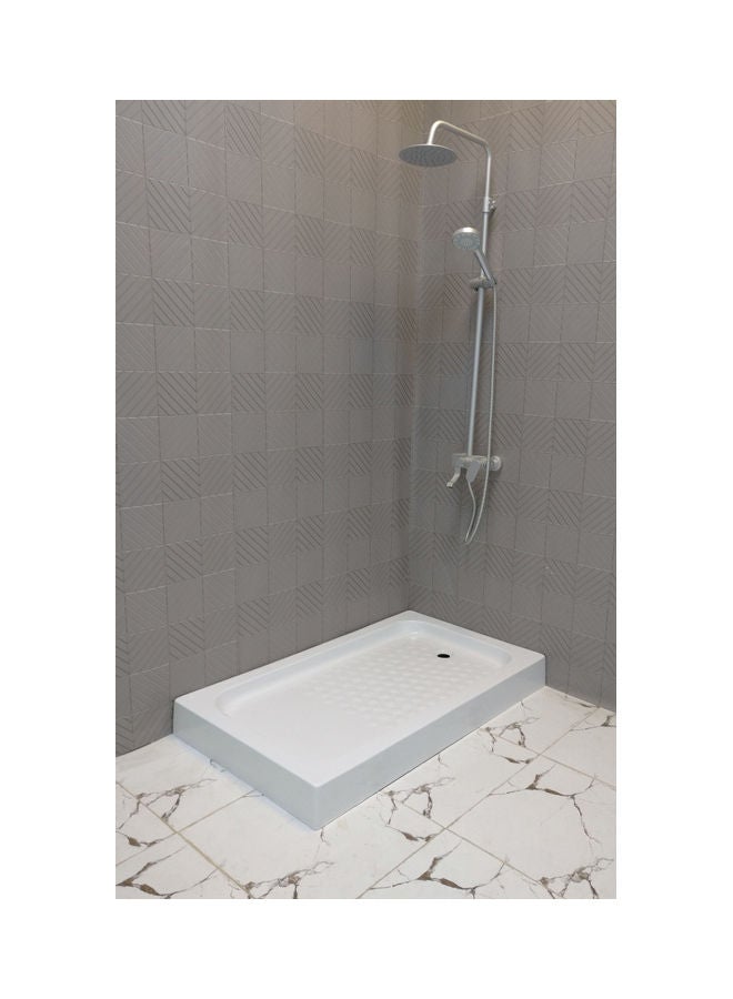Generic - Shower Tray White 120 X 70cm - Image 1