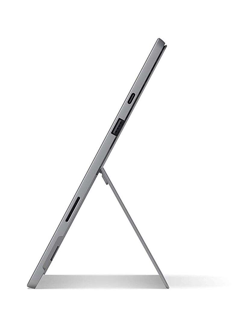 Microsoft - Renewed - Surface Pro 7 Laptop With 12.3-inch Display, Core i5 Processor/Windows 10/8GB RAM/256GB SSD/Intel Iris Plus Graphics/English-Arabic Keyboard Platinum - Image 1