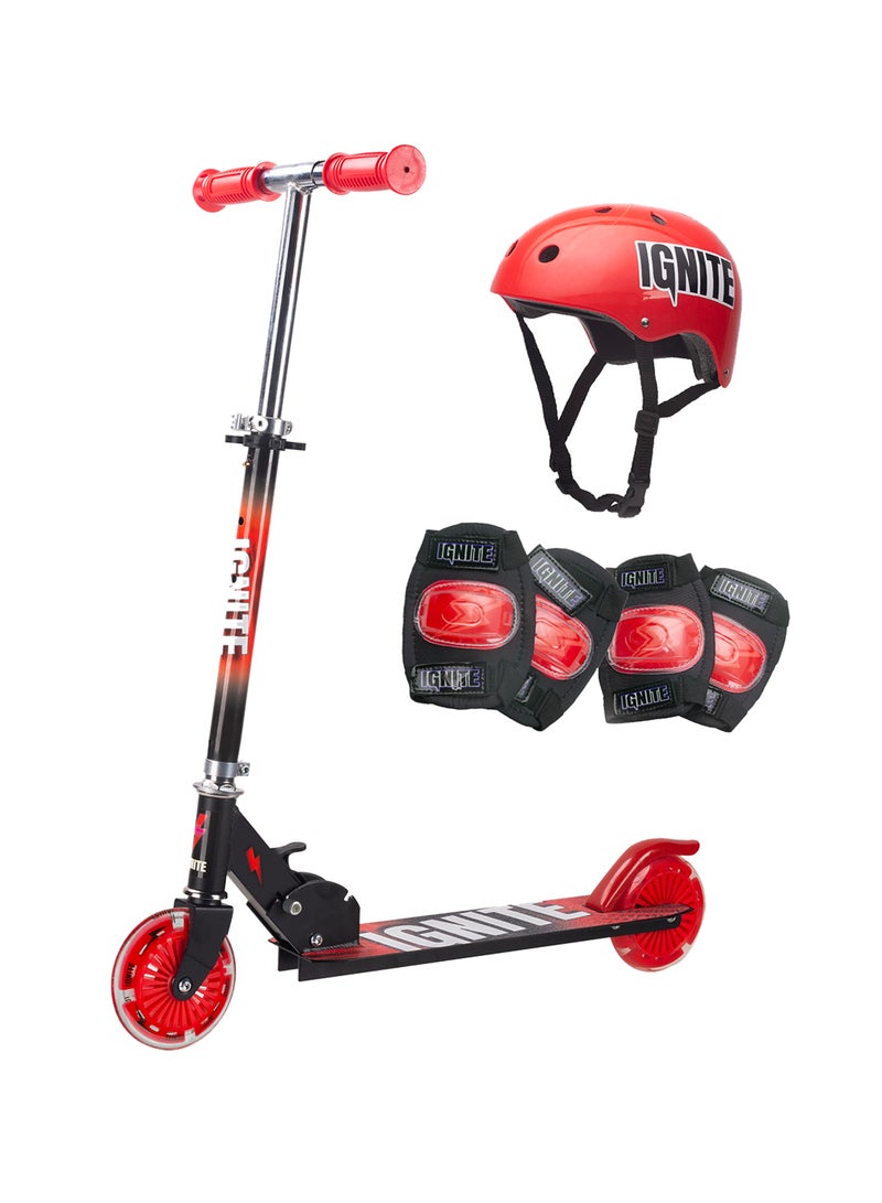 إجنايت مجموعة Flow Scooter بعجلتين أحمر - Image 1