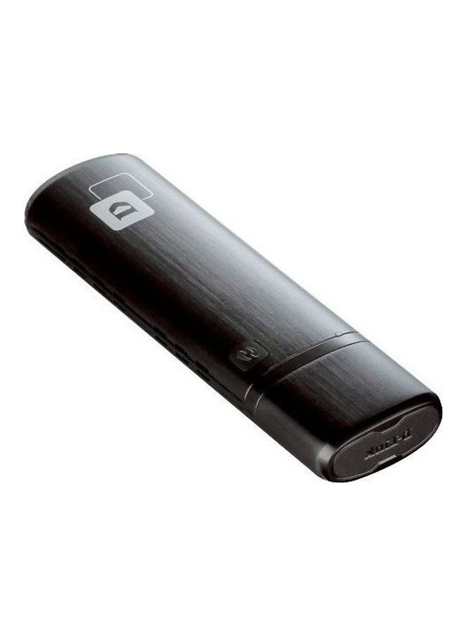 D-Link - Dual Band Wireless AC1200 USB Adapter Black - Image 1