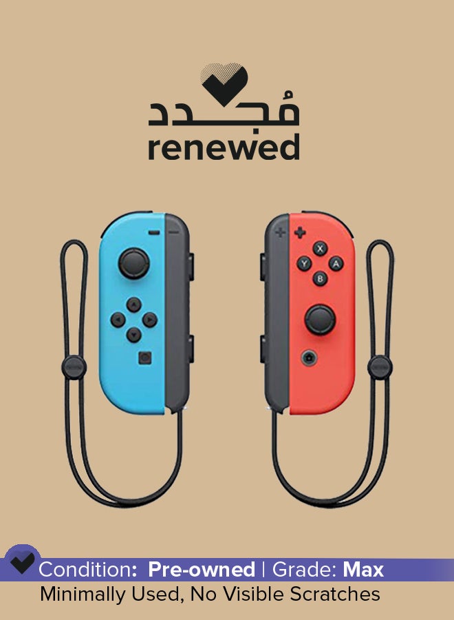 نينتندو مُجدد- جهاز ألعاب سويتش (بطارية طويلة الأمد) - لون نيون - Image 1