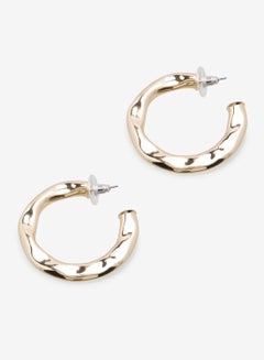 Metallic Hoop Earrings
