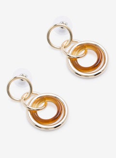R&B Embellished Pushback Closure Detail Dangle Earrings  - Image 3