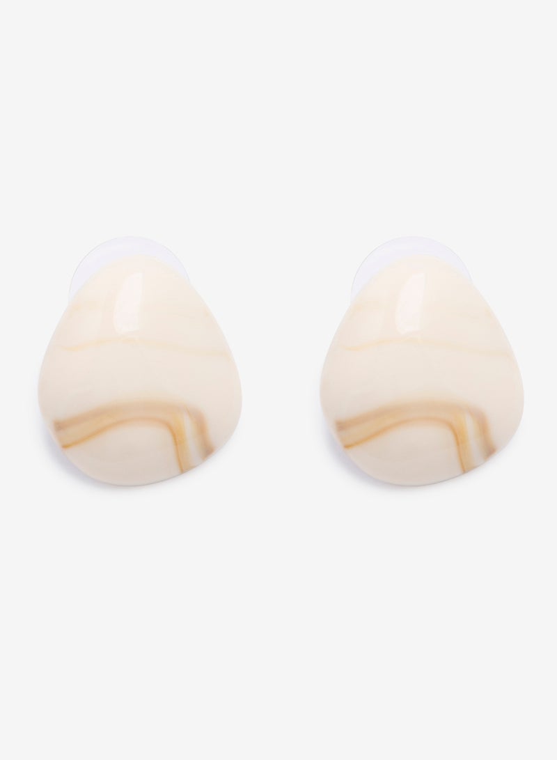 R&B Embellished Pushback Closure Detail Dangle Earrings  - Image 3