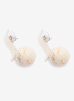 R&B Embellished Pushback Closure Detail Dangle Earrings  - Image 3