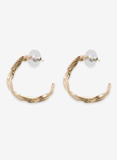 R&B Metallic Hoop Earrings  - Image 1