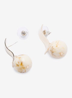 R&B Embellished Pushback Closure Detail Dangle Earrings  - Image 2
