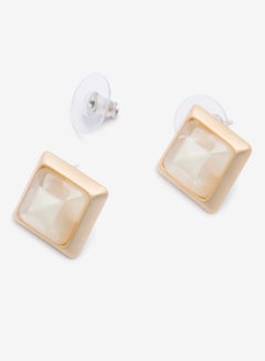 R&B Embellished Pushback Closure Detail Dangle Earrings  - Image 2