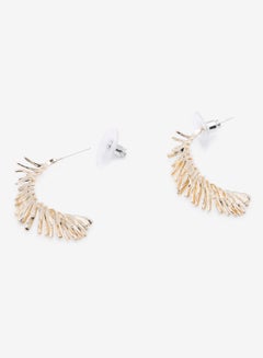 R&B Metallic Hoop Earrings  - Image 3
