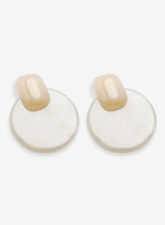 R&B Embellished Pushback Closure Detail Dangle Earrings  - Image 3