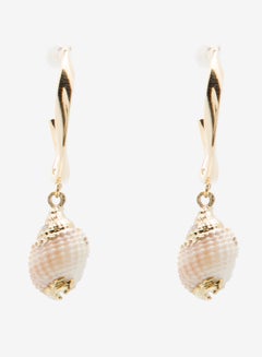 R&B Embellished Pushback Closure Detail Dangle Earrings  - Image 1