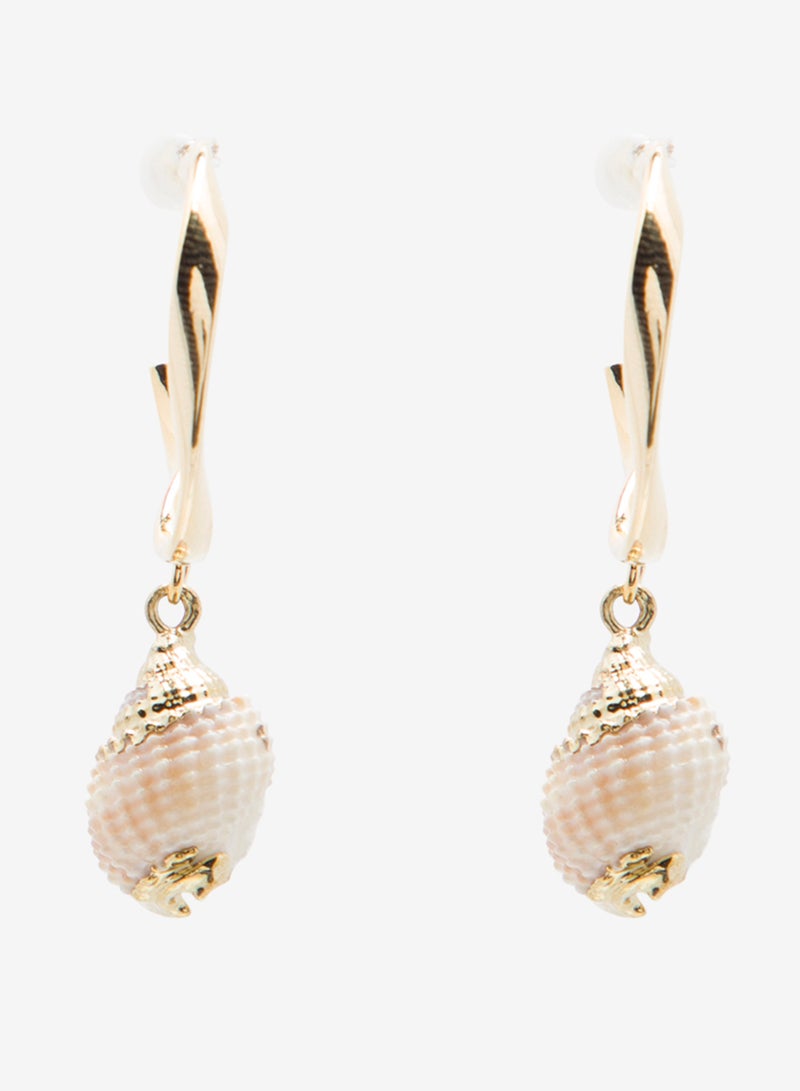 R&B Embellished Pushback Closure Detail Dangle Earrings  - Image 1