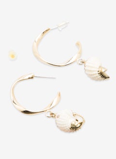 R&B Embellished Pushback Closure Detail Dangle Earrings  - Image 2