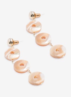 R&B Embellished Pushback Closure Detail Dangle Earrings  - Image 3