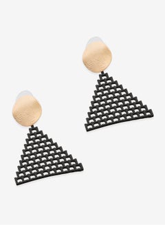 R&B Embellished Pushback Closure Detail Dangle Earrings  - Image 3